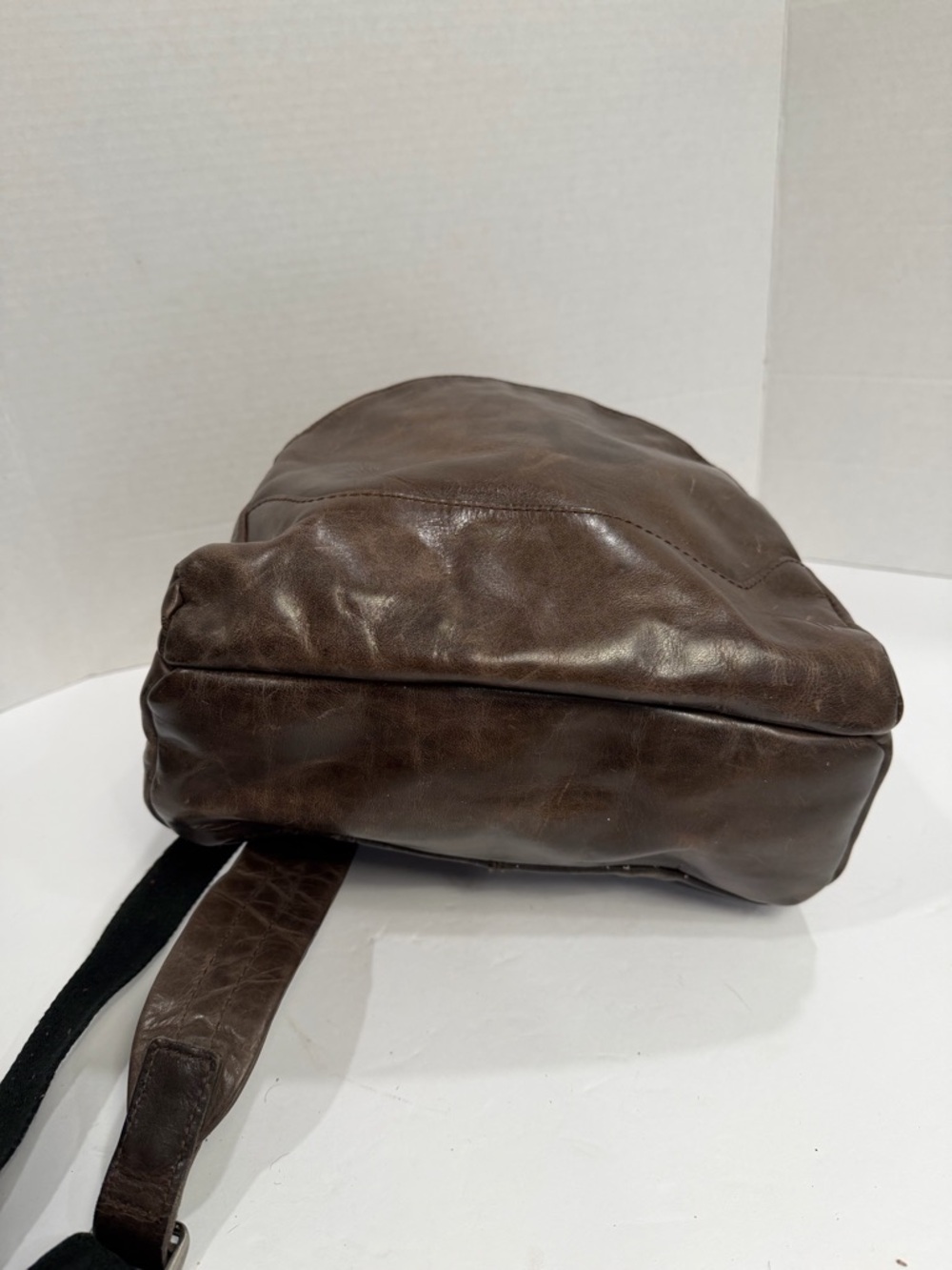 Frye Brown Leather Backpack - Picture 7 of 8